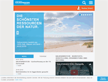 Tablet Screenshot of kalksandstein.de